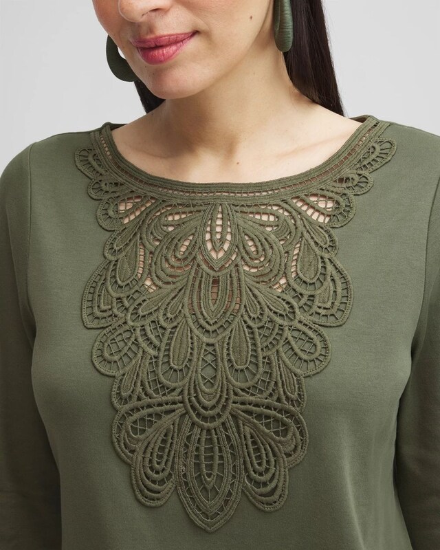 Lace Inset Top - image 4